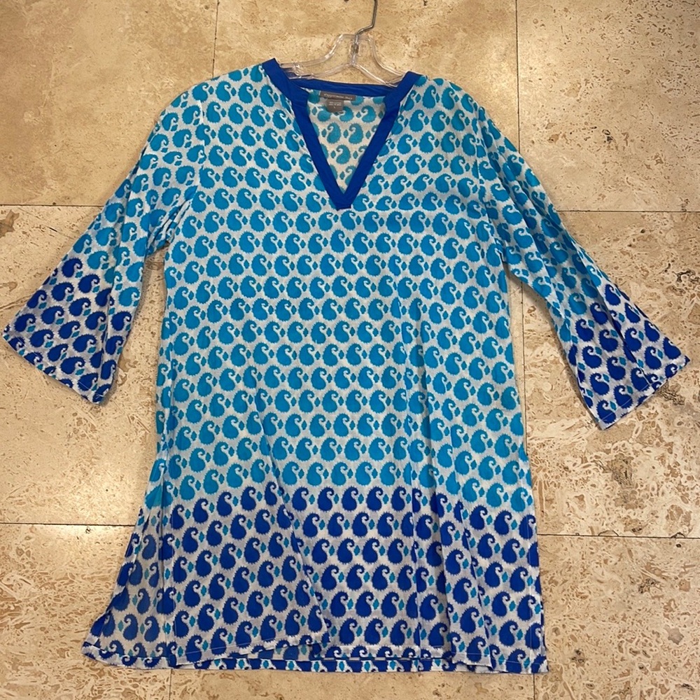 Peppermint Bay, cotton tunic, women’s L.